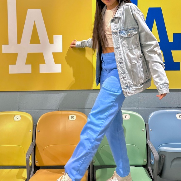 Los Angeles Dodgers Custom Denim Jacket - Picture 3 of 4